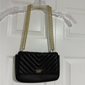 Black leather Shoulder Bag